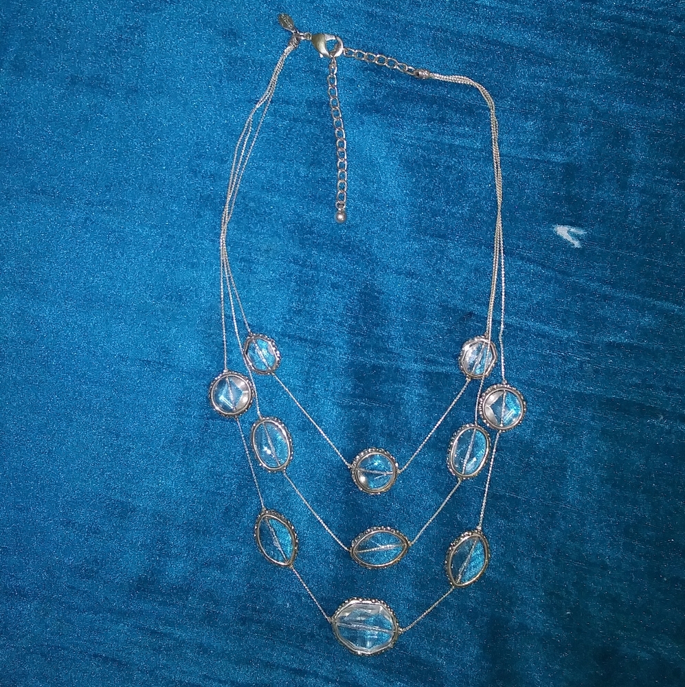 Chicos 3 strand necklace
